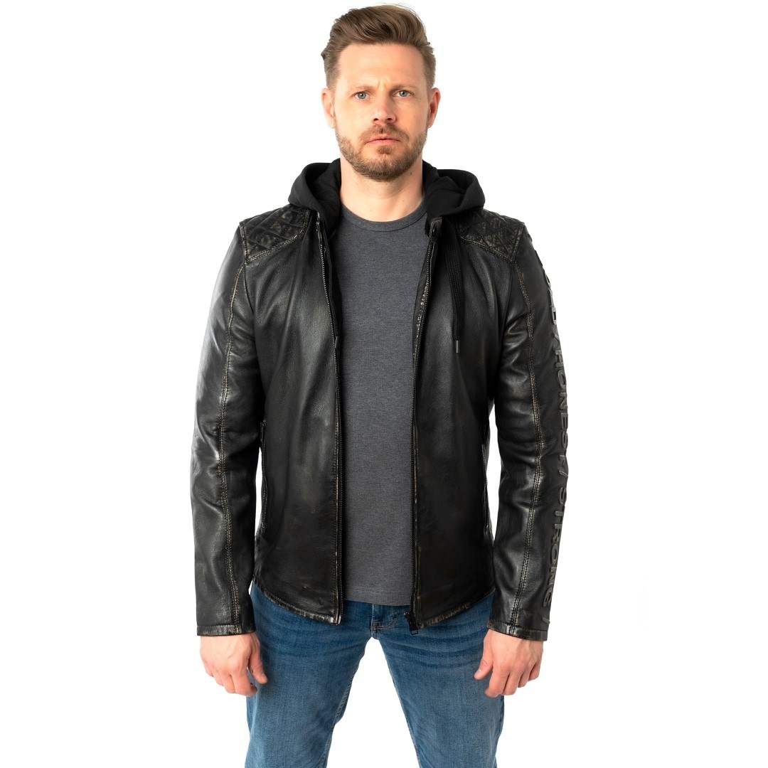 Moška usnjena jakna MAURITIUS | Hayato