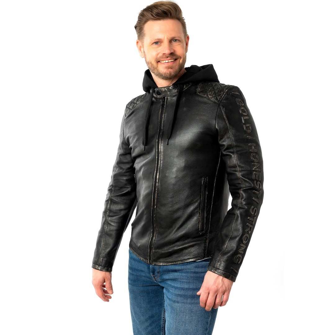 Moška usnjena jakna MAURITIUS | Hayato