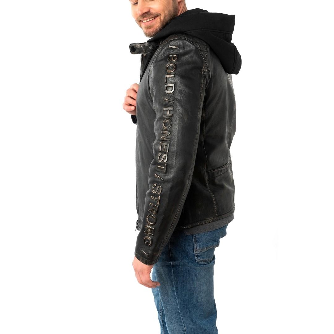 Moška usnjena jakna MAURITIUS | Hayato