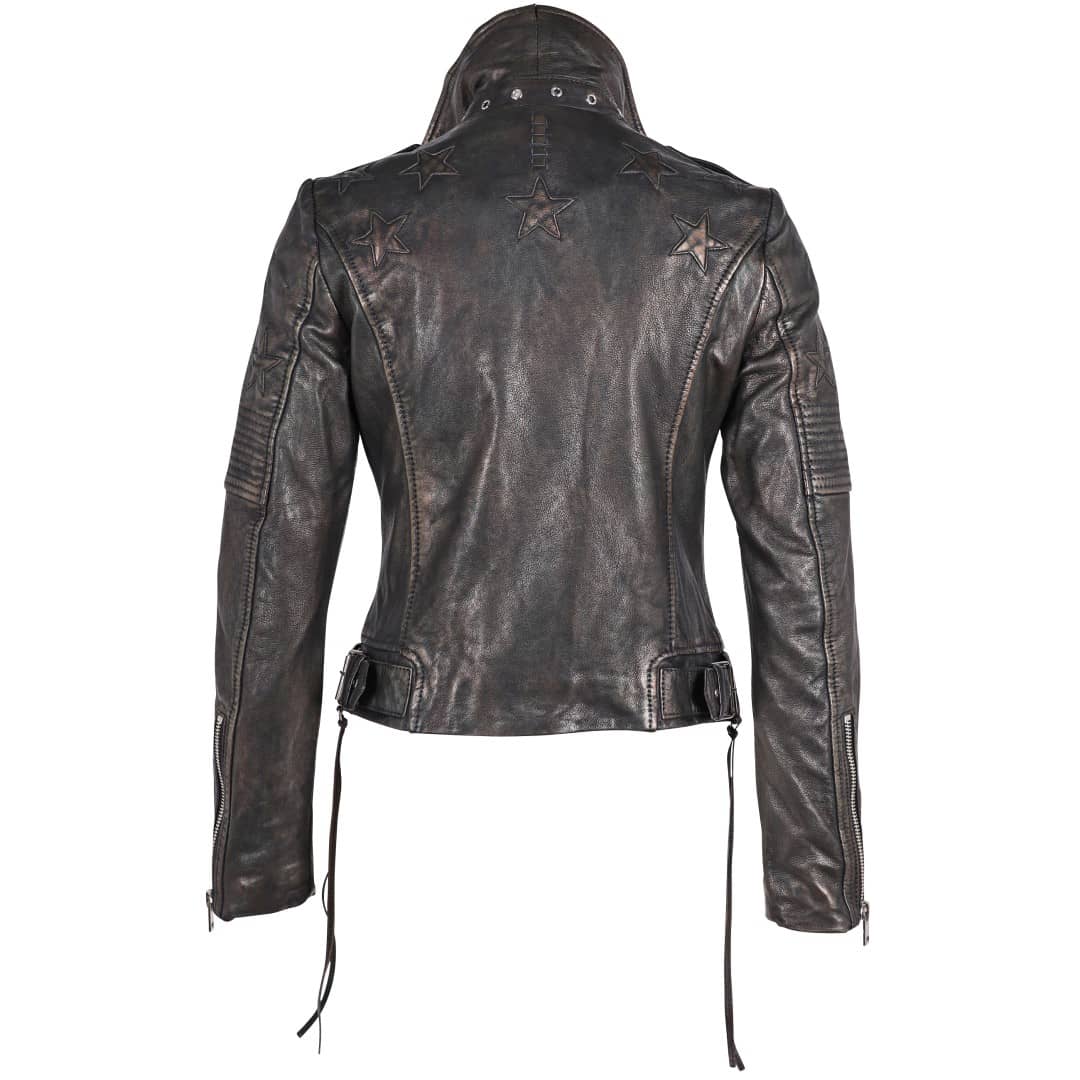Ladies' leather jacket GIPSY | Wona