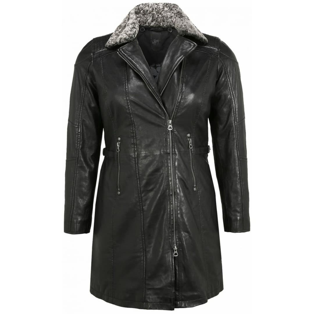 Ladies' leather coat GIPSY | Sidra