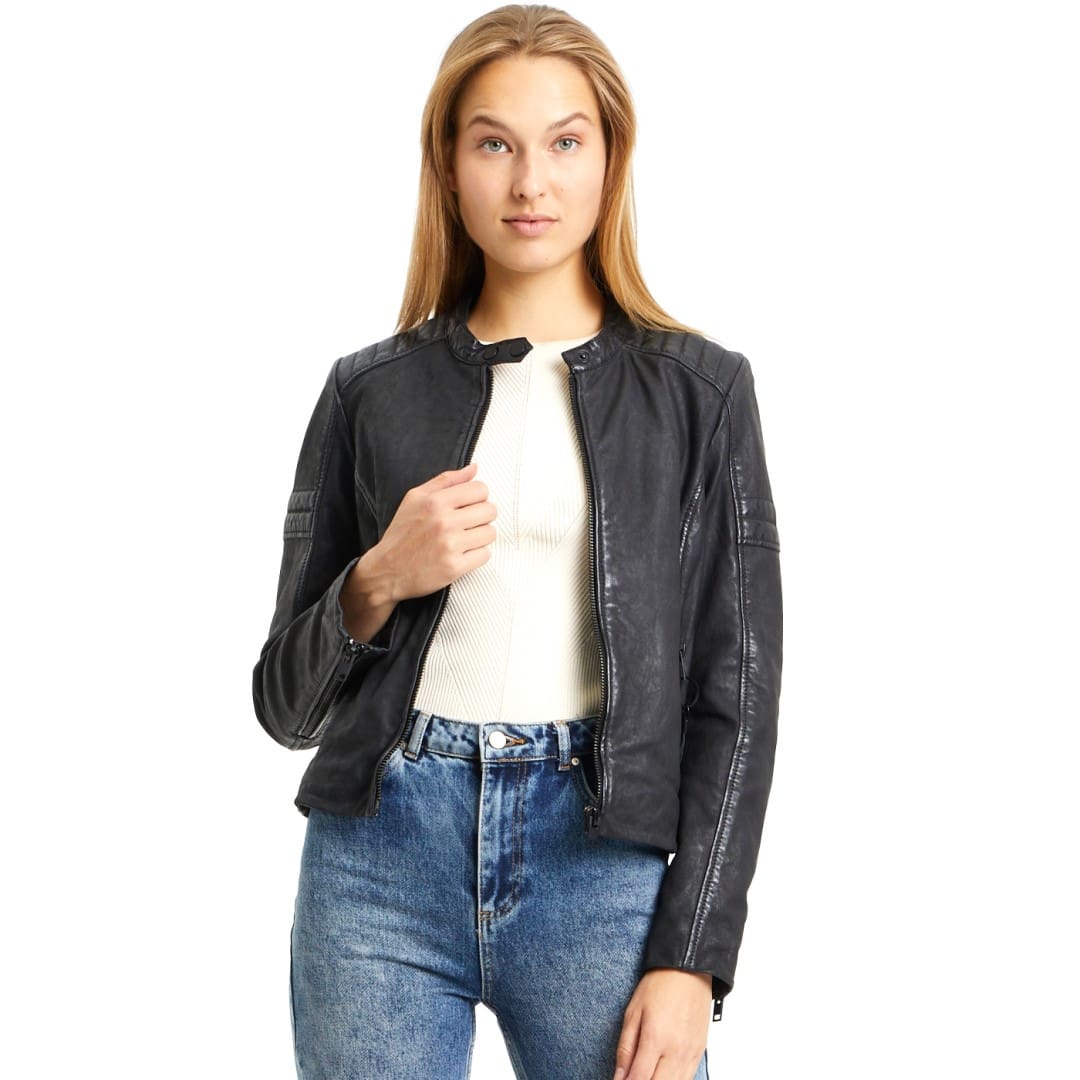 Women's leather jacket GIPSY | Halyn