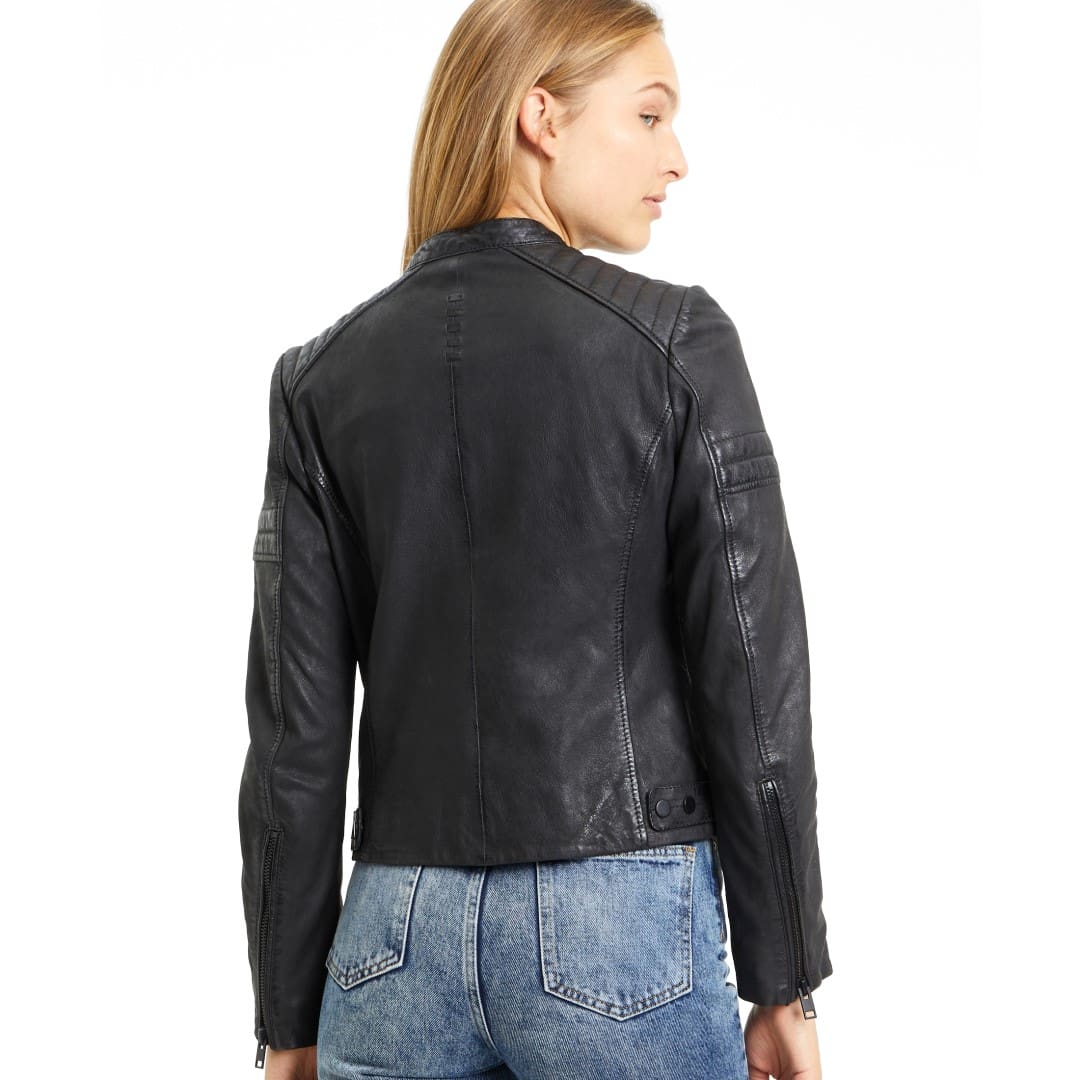 Women's leather jacket GIPSY | Halyn