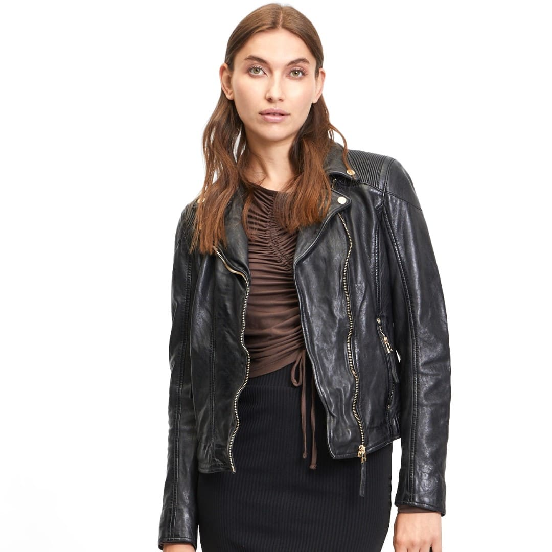 Women's leather jacket GIPSY | Hazil