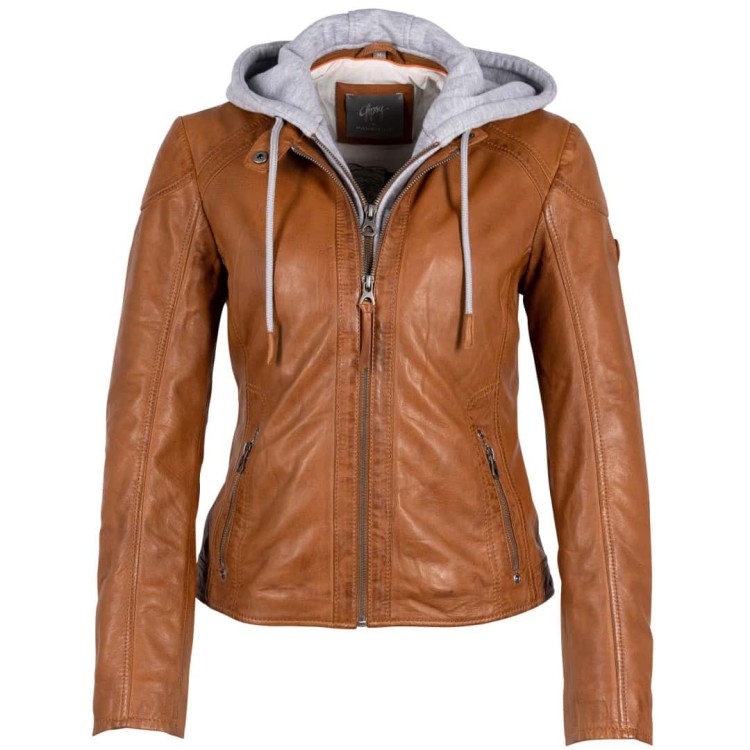 Women's leather jacket GIPSY | April