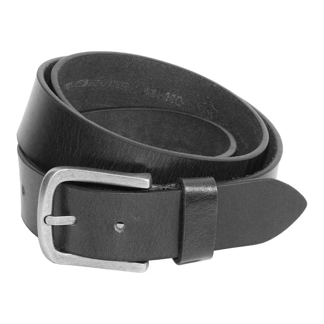 Leather belt JEANS Green Wood | Hopy
