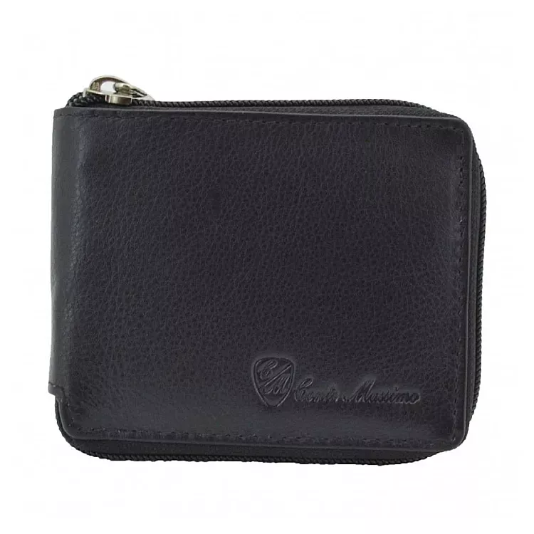 Men's leather wallet Conte Massimo | Zippy