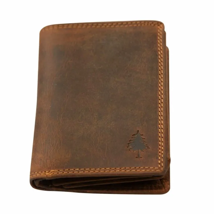 Herren Leder Geldbörse Green Wood | Will