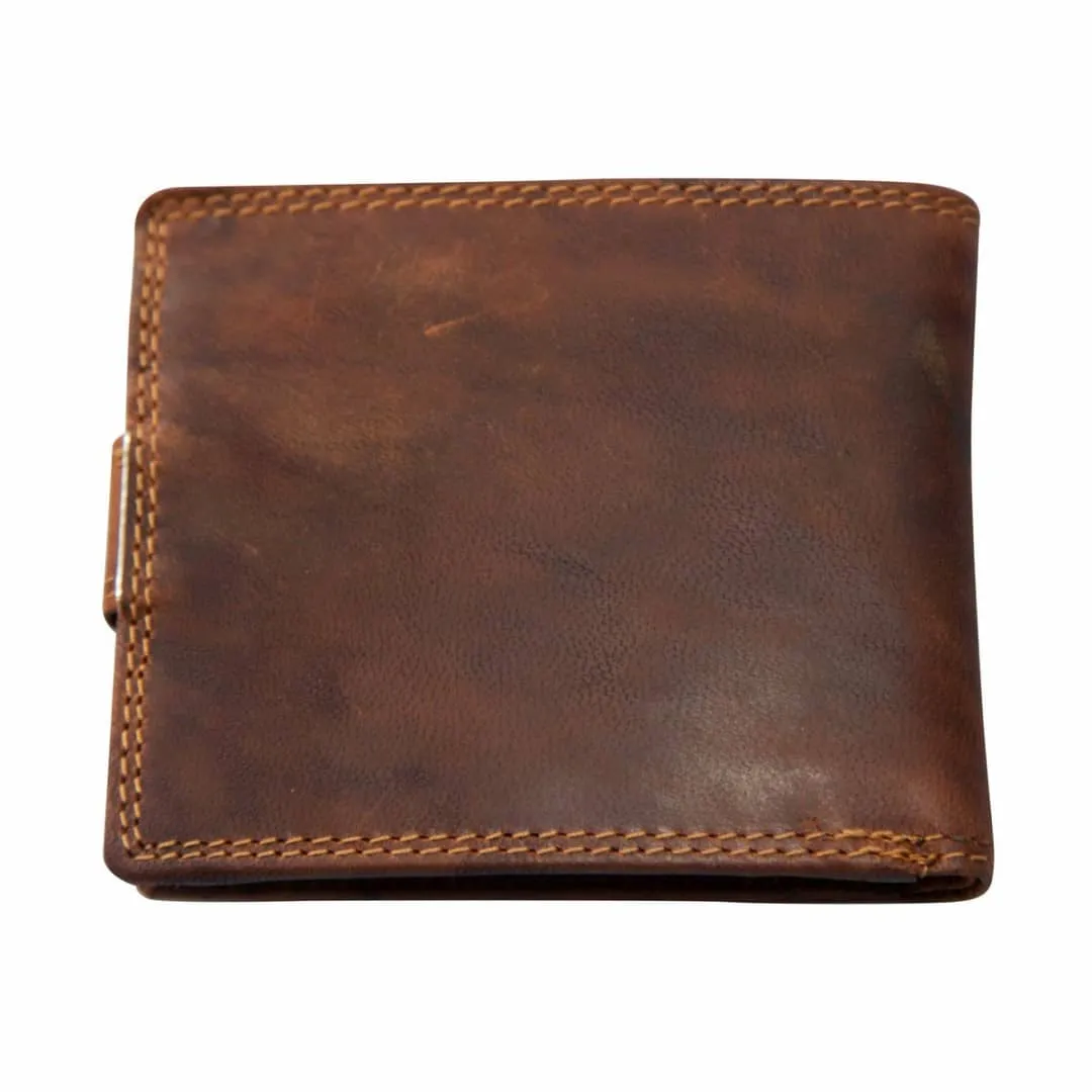 Moška usnjena denarnica Green Wood | Galeb