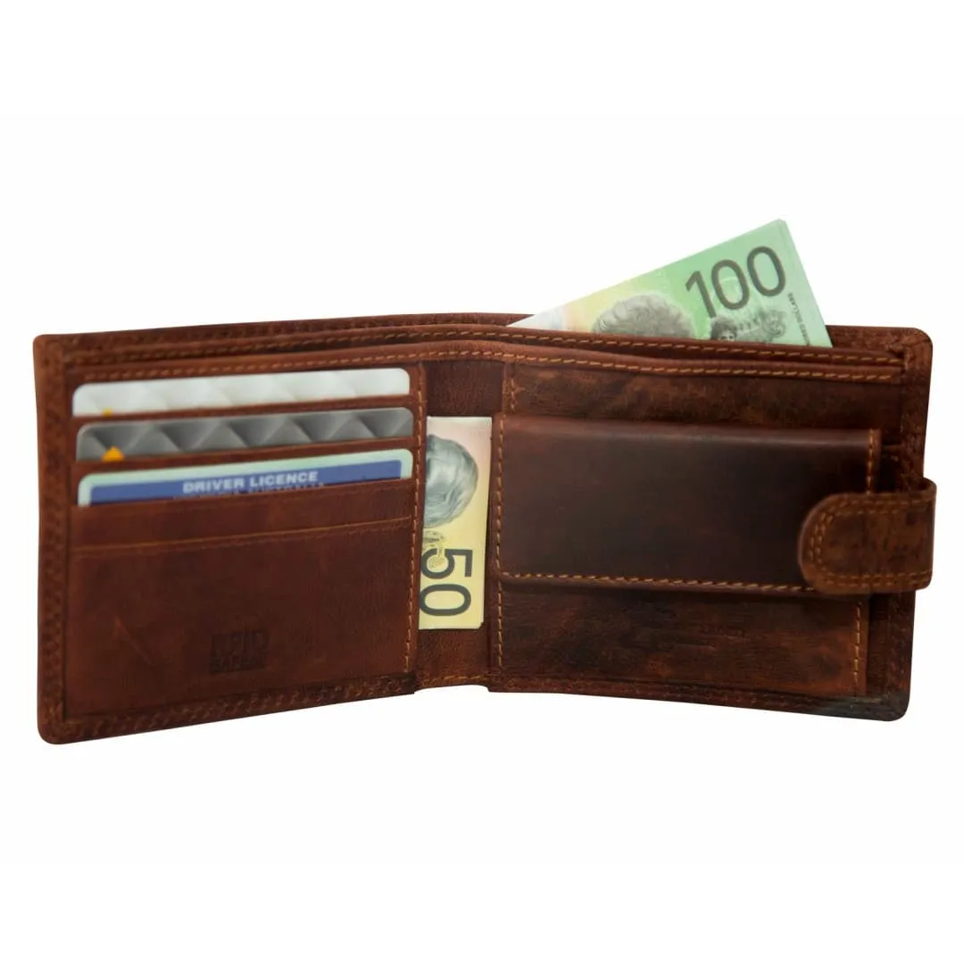 Moška usnjena denarnica Green Wood | Galeb