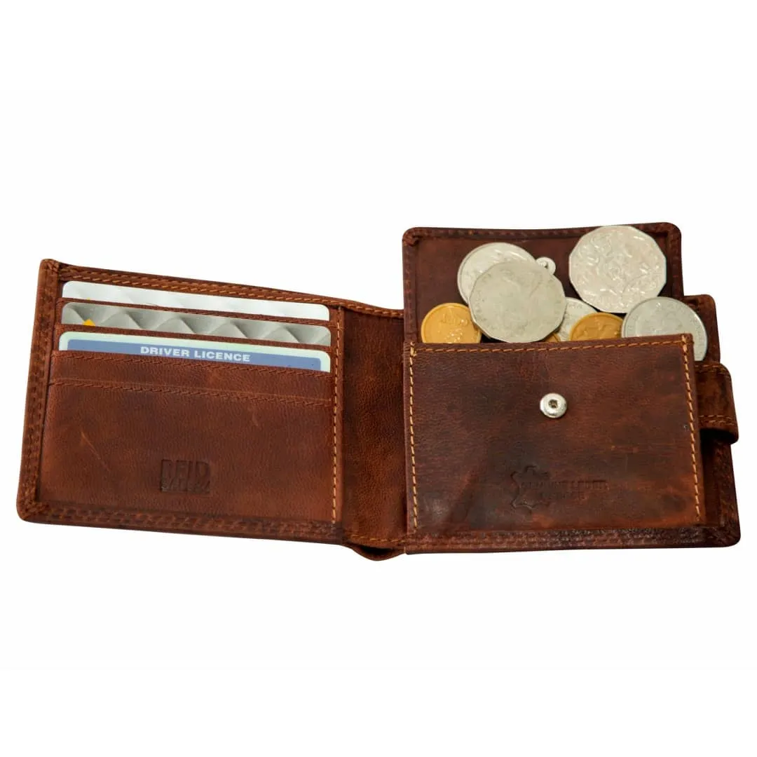 Moška usnjena denarnica Green Wood | Galeb