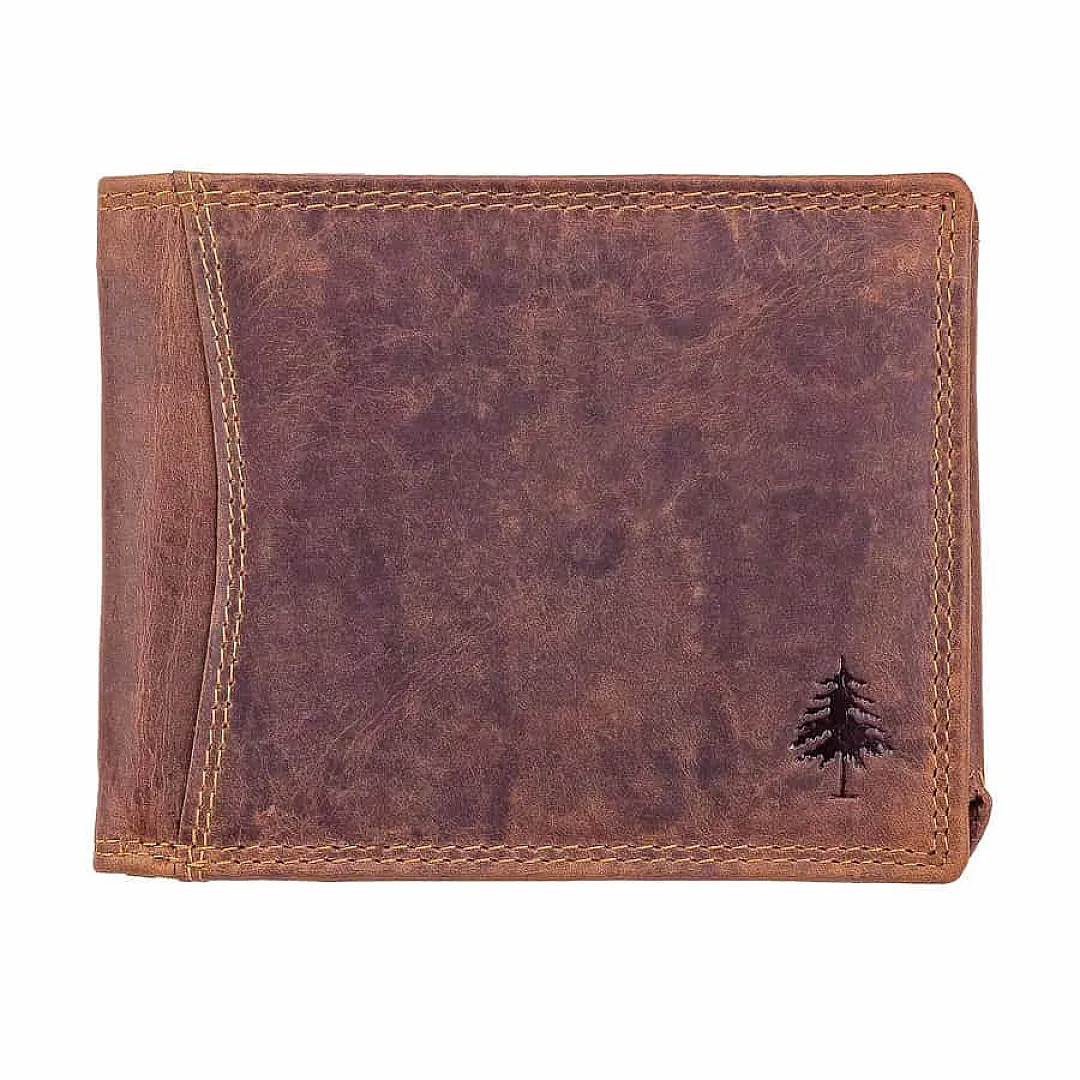 Muški kožni novčanik Green Wood | Lucas
