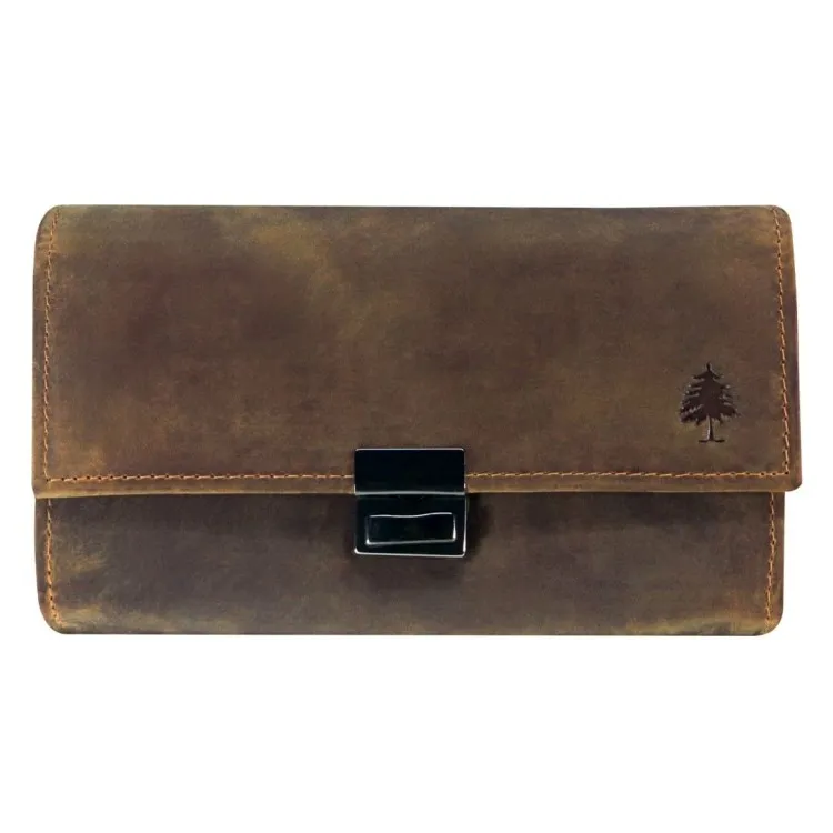 Usnjena denarnica gostinska Green Wood | Pax