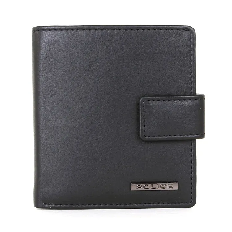 Men's leather wallet Police | Bastion