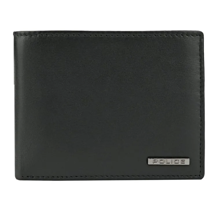 Men's leather wallet Police | James