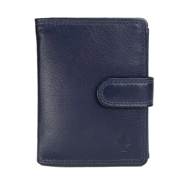 Leather wallet for women Green Wood | Lina