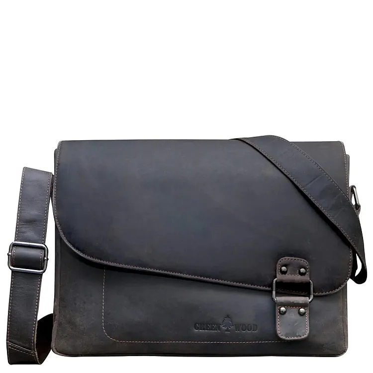 Businesstasche Leder Green Wood | Ben