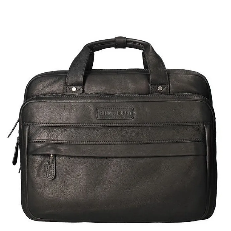 Usnjena poslovna torba Hill Burry | Vintage