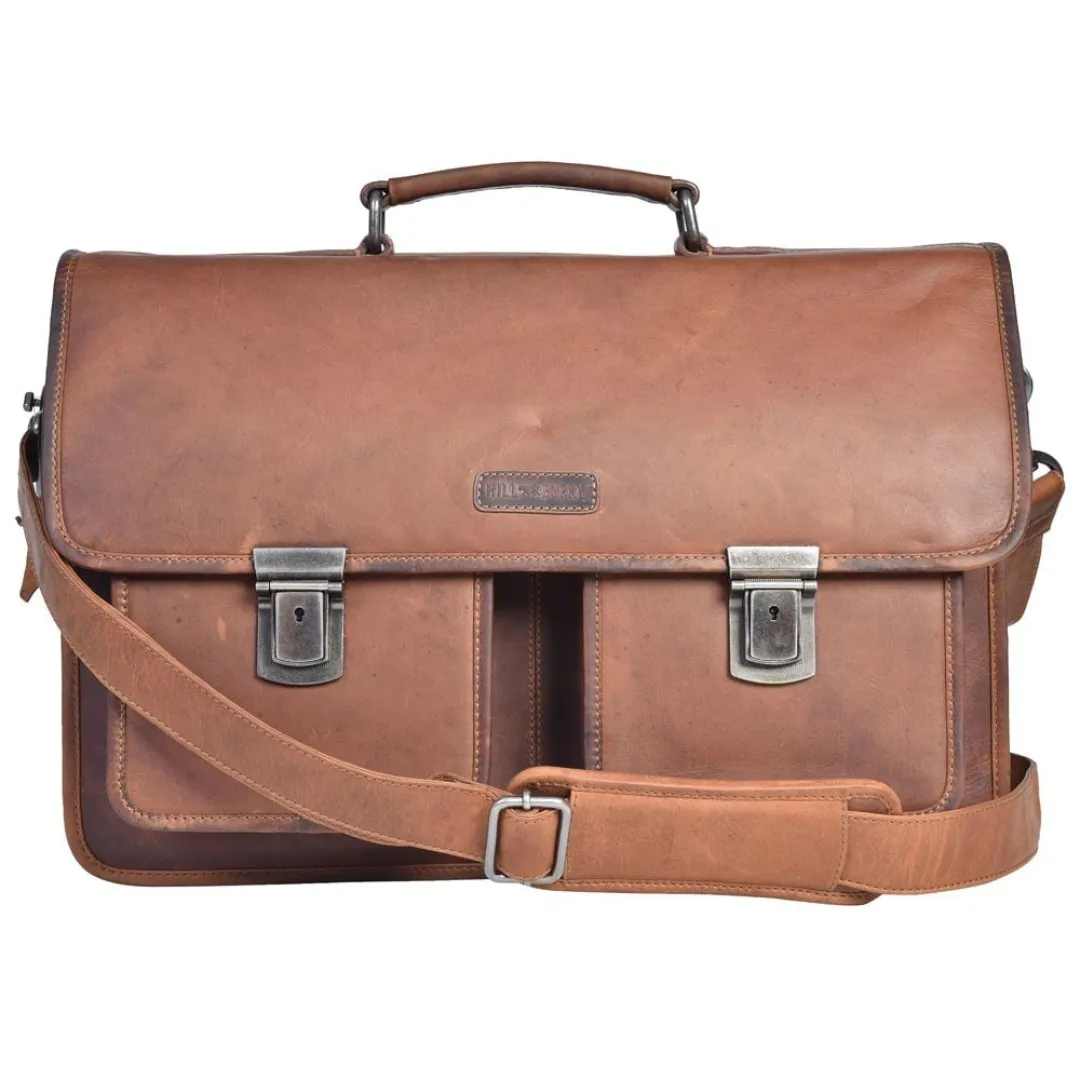 Usnjena poslovna torba Hill Burry | VB10074