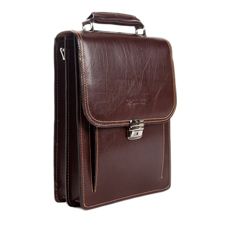 Leather business bag Optimist | 03269
