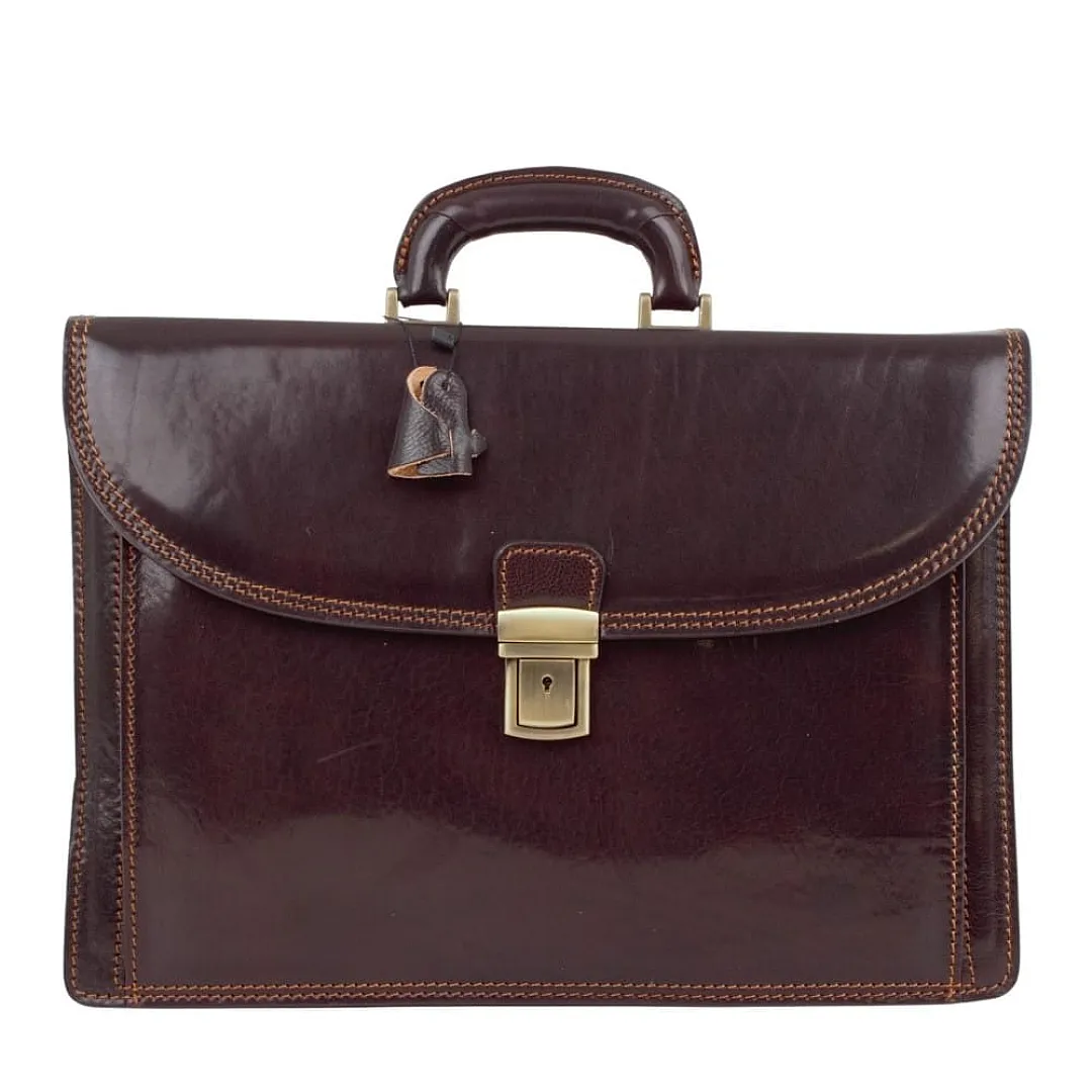 Usnjena poslovna torba Optimist | Chic