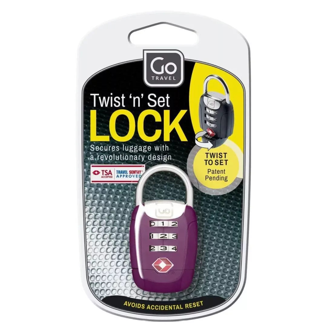 TSA case lock Go Travel | Twist Set Padlock
