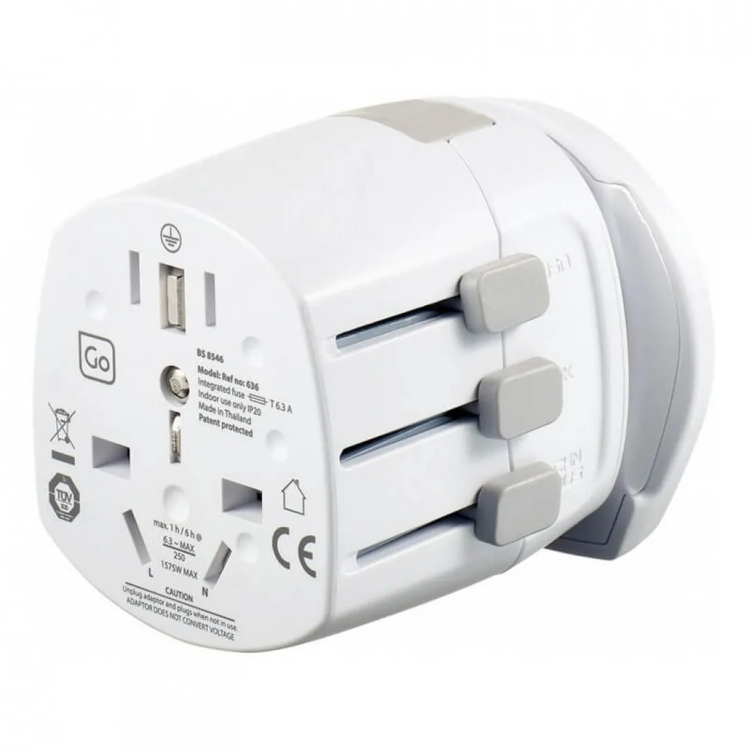 Univerzalni potovalni električni adapter | Go Travel
