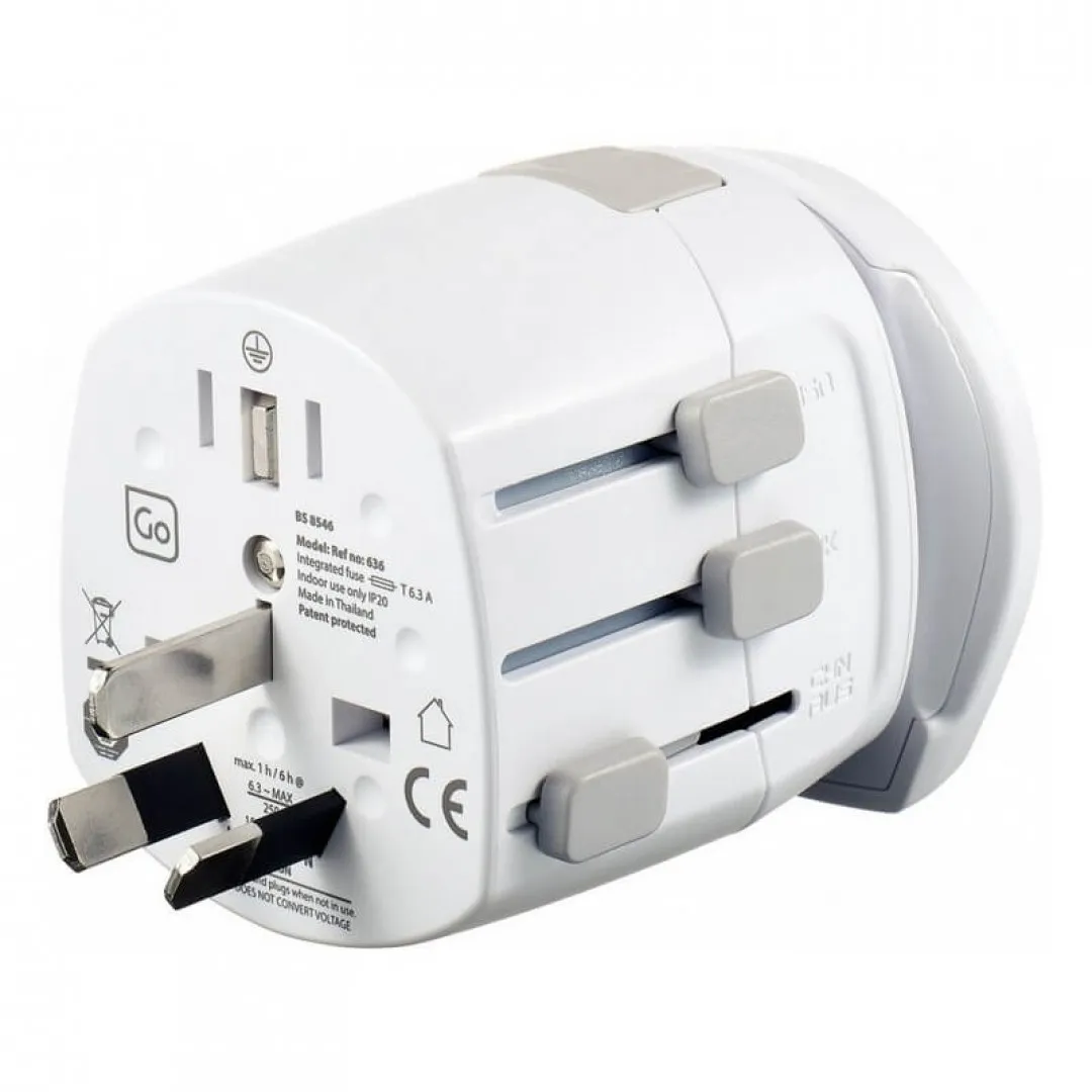Univerzalni potovalni električni adapter | Go Travel