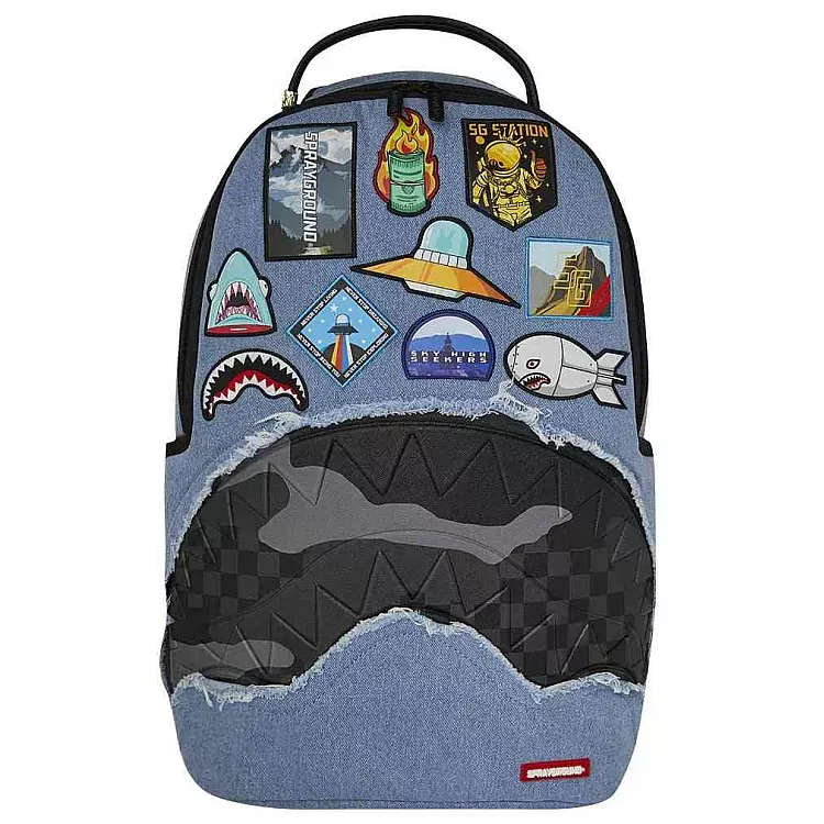 Ruksak Sprayground | Denim Tear 3 Am Patches