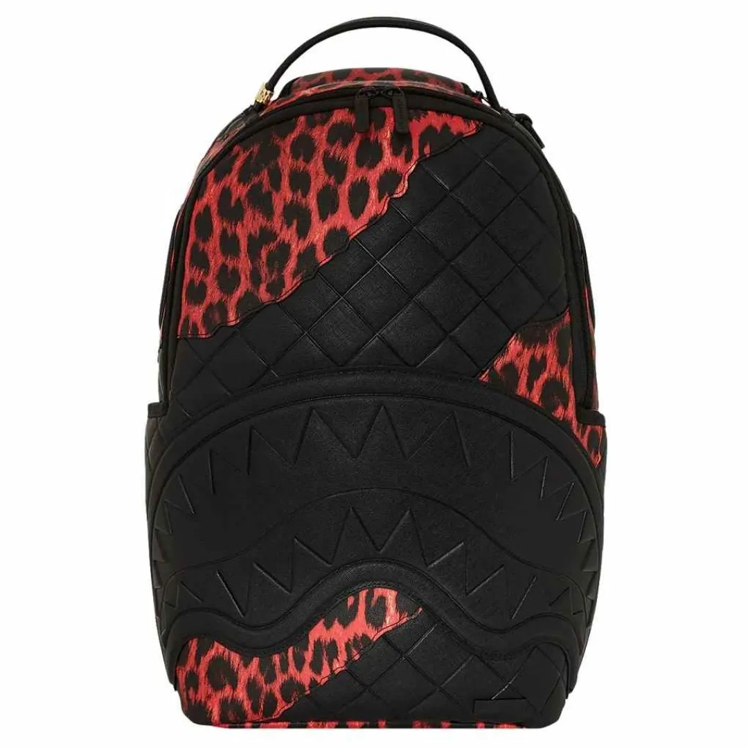 Nahrbtnik Sprayground | Red Leopard Puffer Dlx