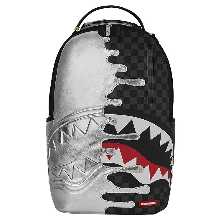 Nahrbtnik Sprayground | Silver Side Drip Check Dlxsv