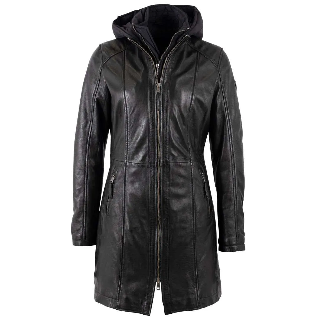 Ladies' leather coat MAURITIUS | Mabel
