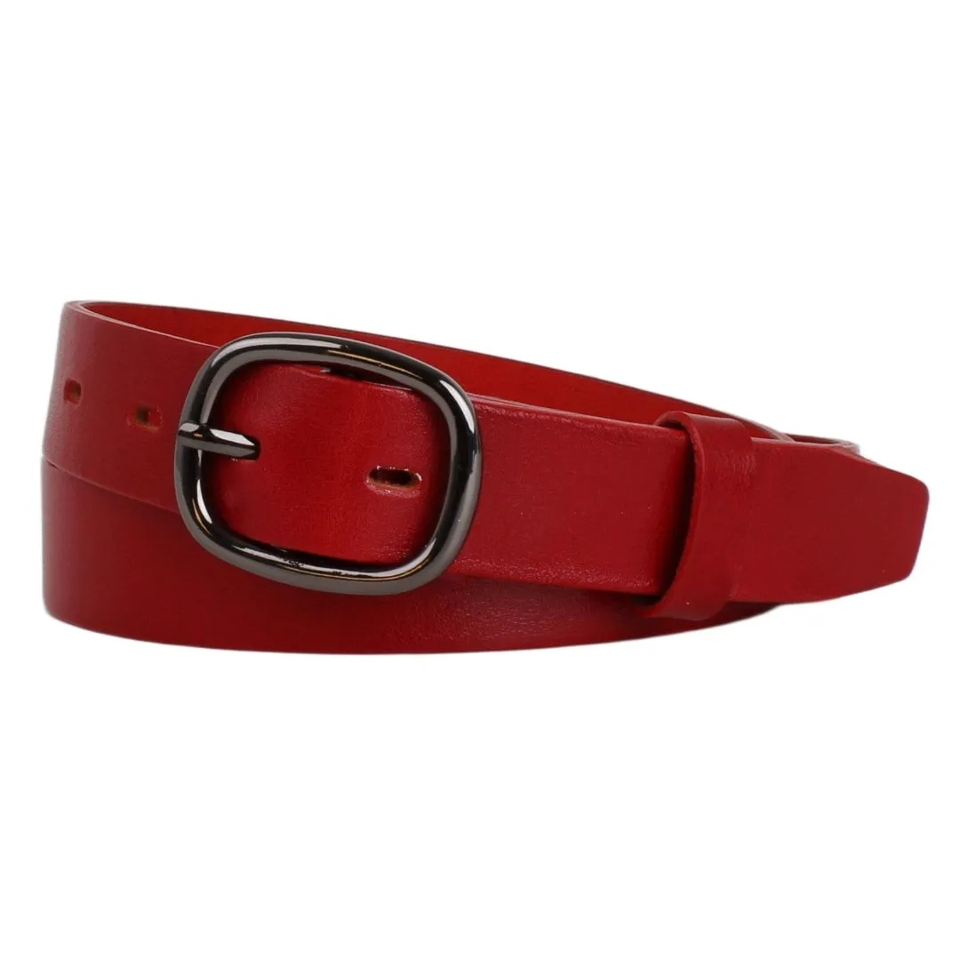 Leather belt ELEGANT ladies' Optimist | Taylor