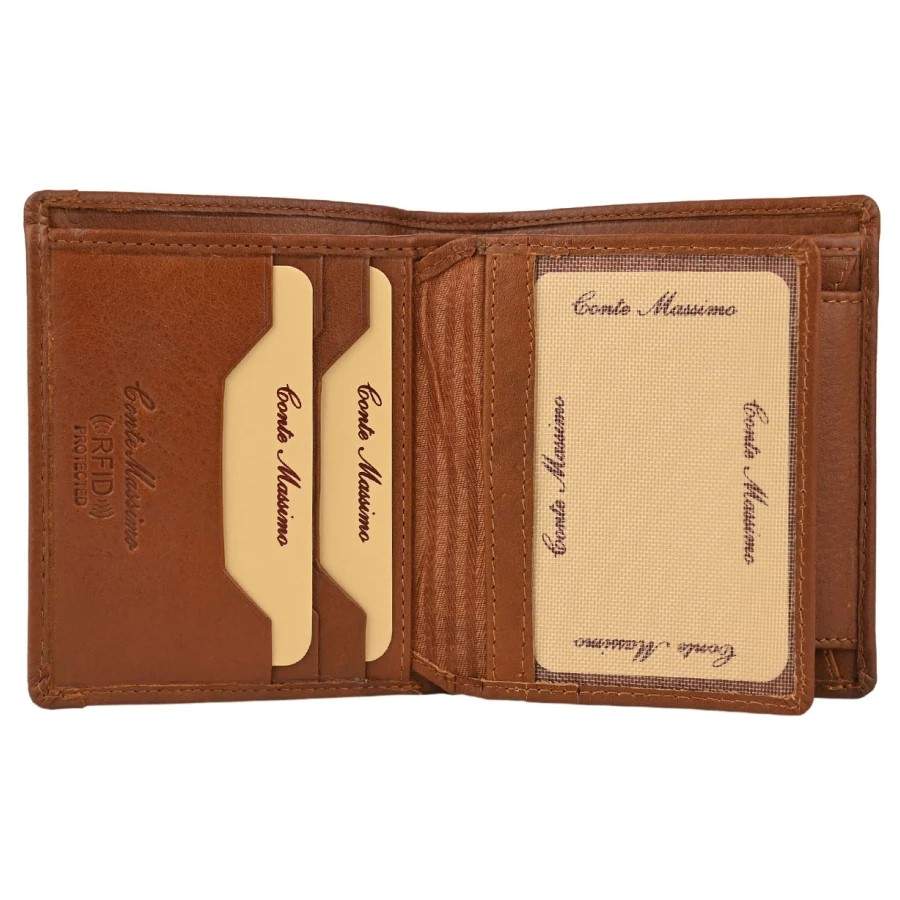 Men's leather wallet Conte Massimo | Armani