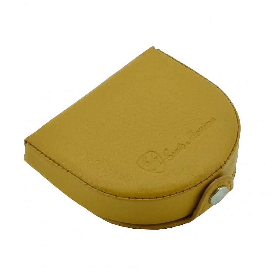 Leather wallet for coins Conte Massimo | Snap