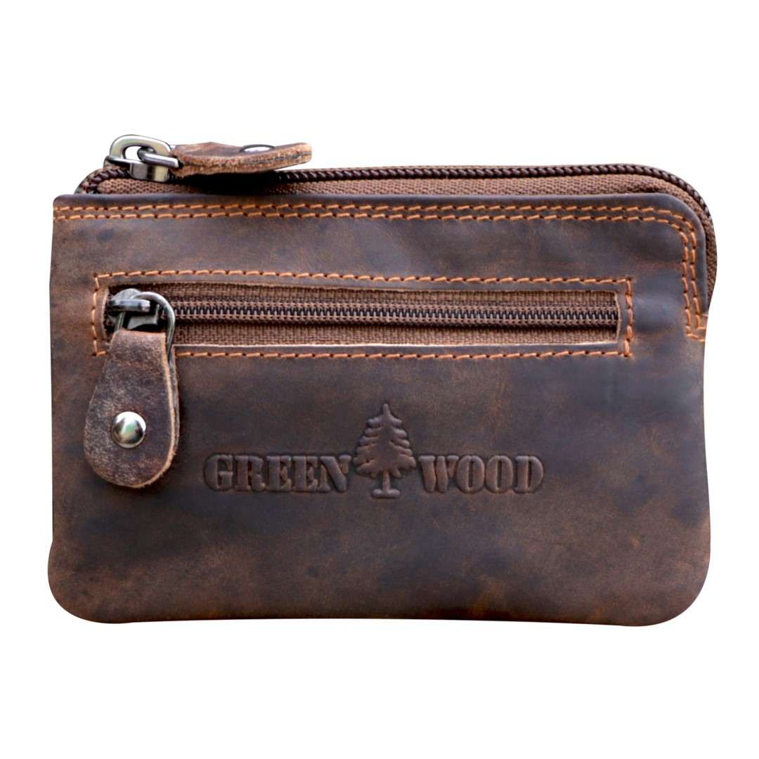 Kožni etui za ključeve Green Wood | Petja