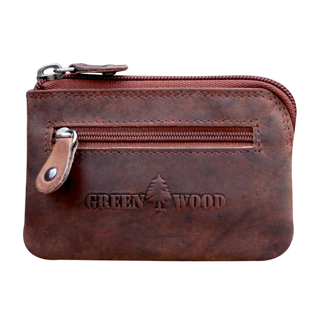 Kožni etui za ključeve Green Wood | Petja
