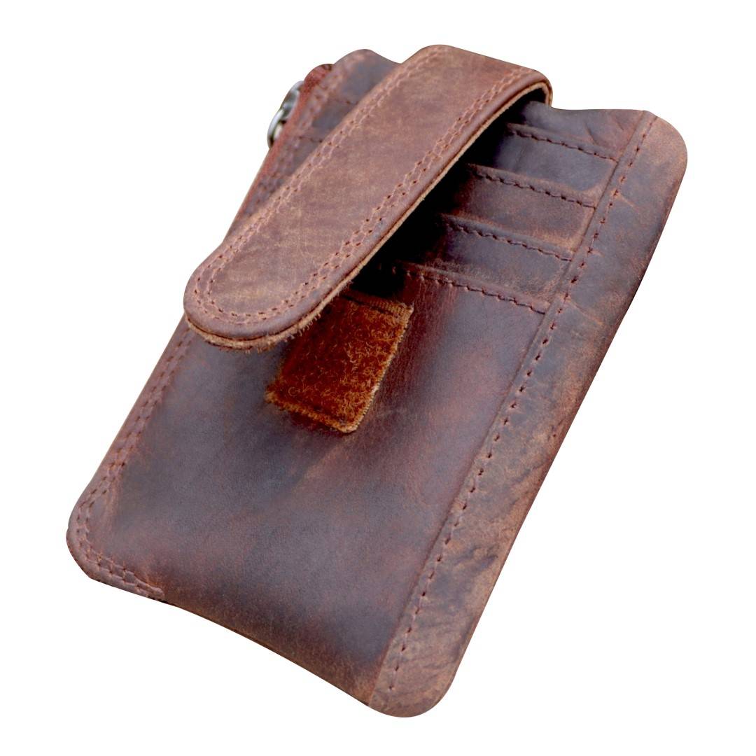 Kožni etui za ključeve Green Wood | Petja