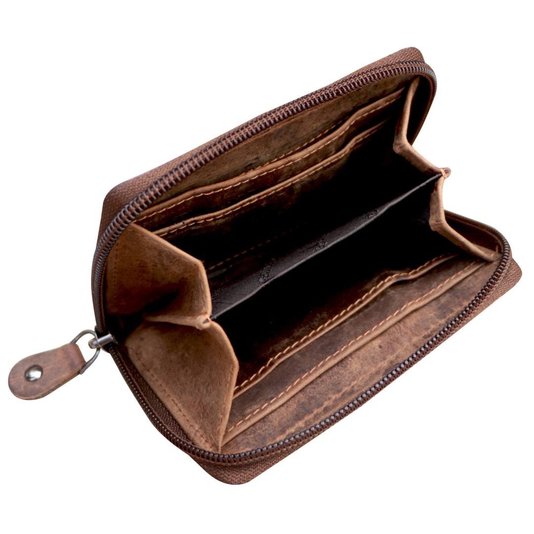 Leather case for cards Green Wood | Niky