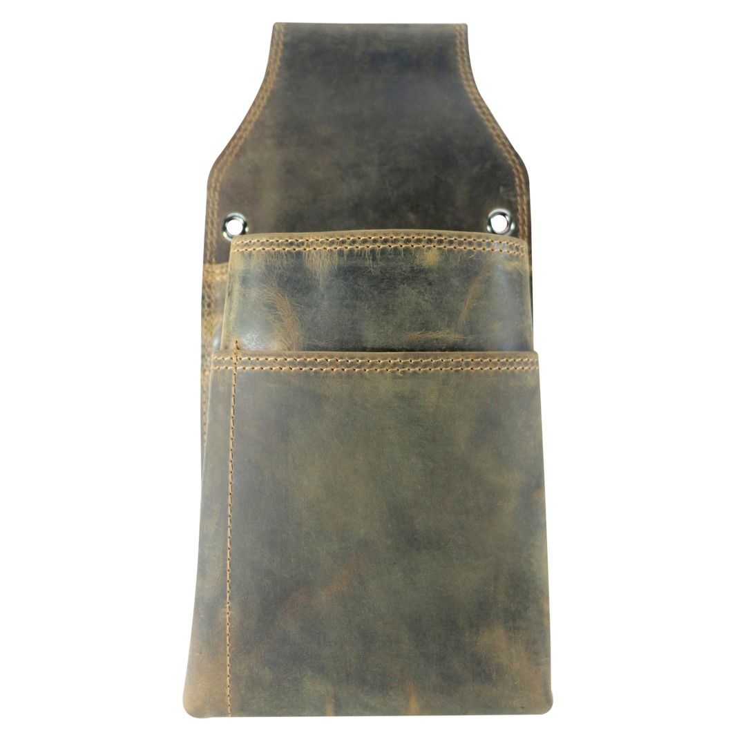 Leather case for catering wallet Green Wood | Max