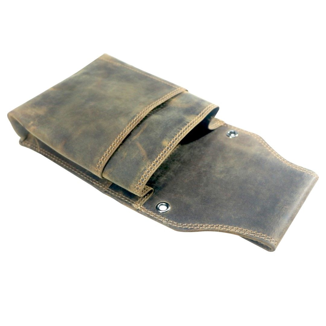 Leather case for catering wallet Green Wood | Max