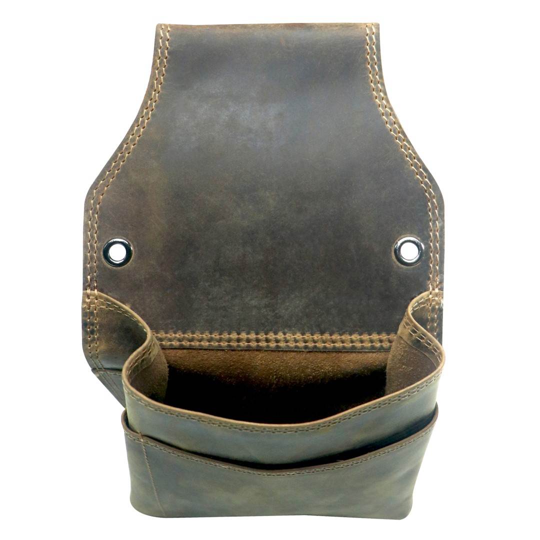 Leather case for catering wallet Green Wood | Max