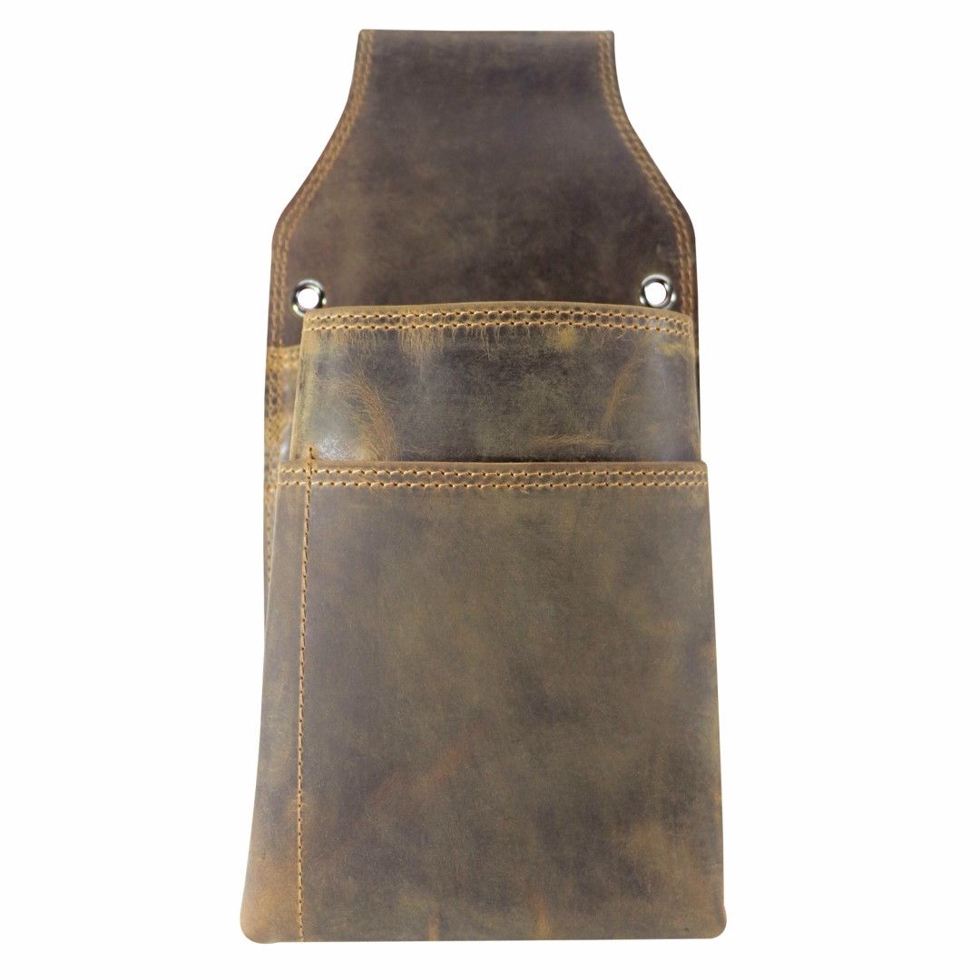 Leather case for catering wallet Green Wood | Max