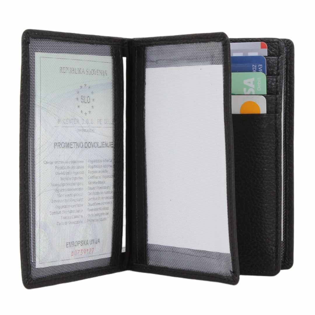 Kožni etui za kartice i dokumente Optimist | Signature