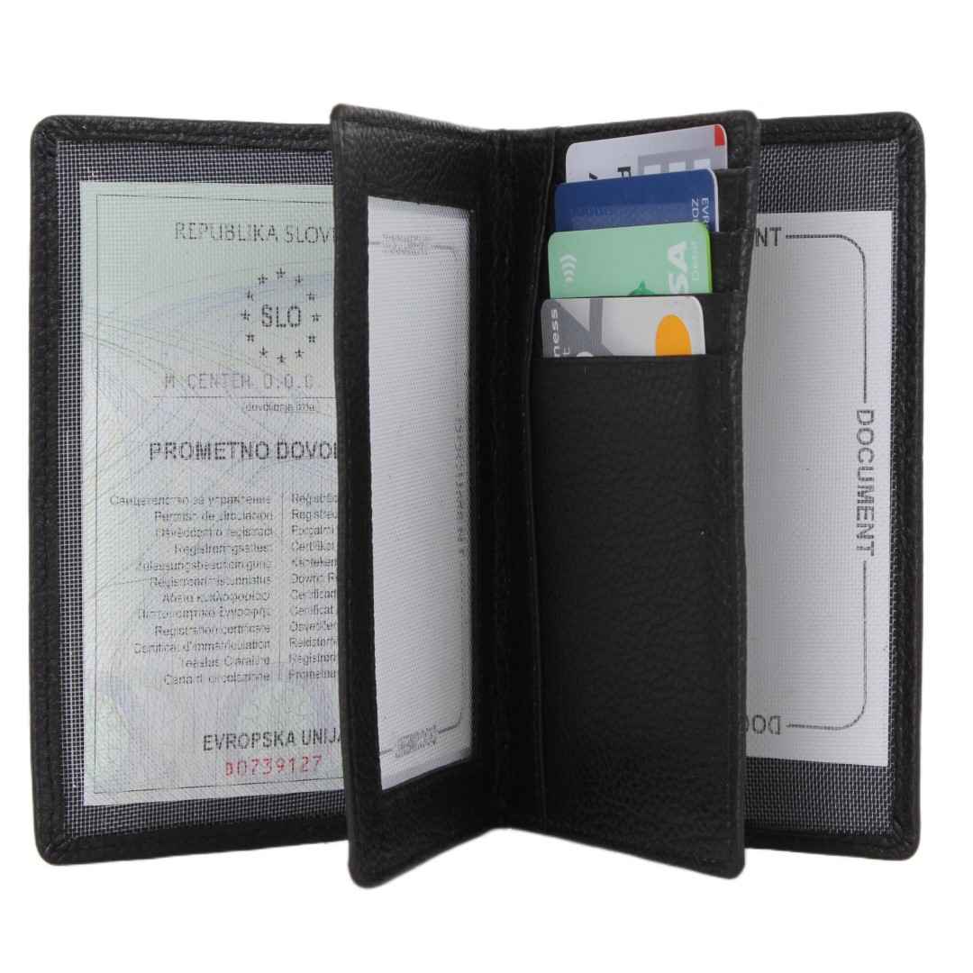 Kožni etui za kartice i dokumente Optimist | Signature