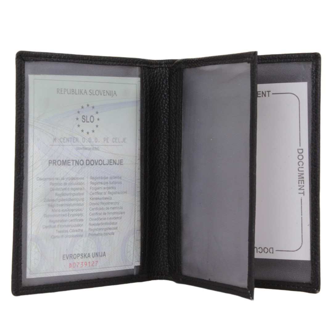 Usnjen etui za kartice in dokumente Optimist | Docusafe