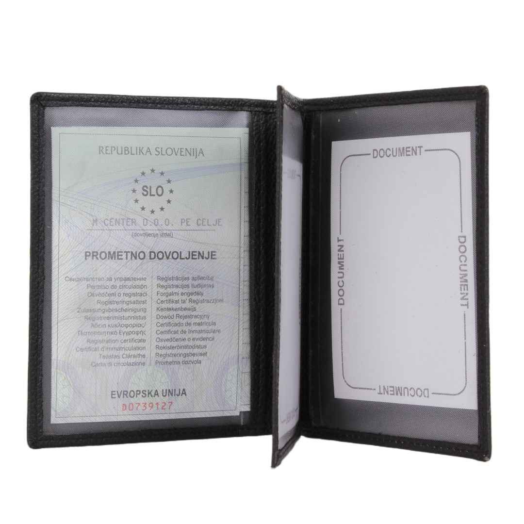 Usnjen etui za kartice in dokumente Optimist | Docusafe
