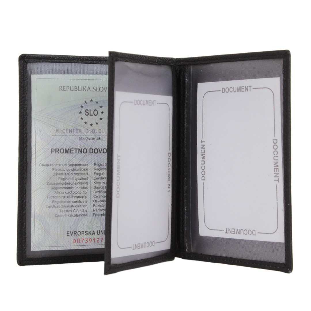 Usnjen etui za kartice in dokumente Optimist | Docusafe