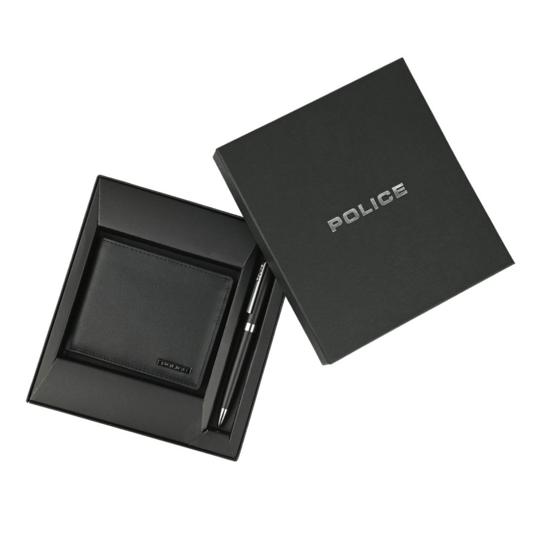 Usnjena moška denarnica s kemičnim svinčnikom Police | Pen