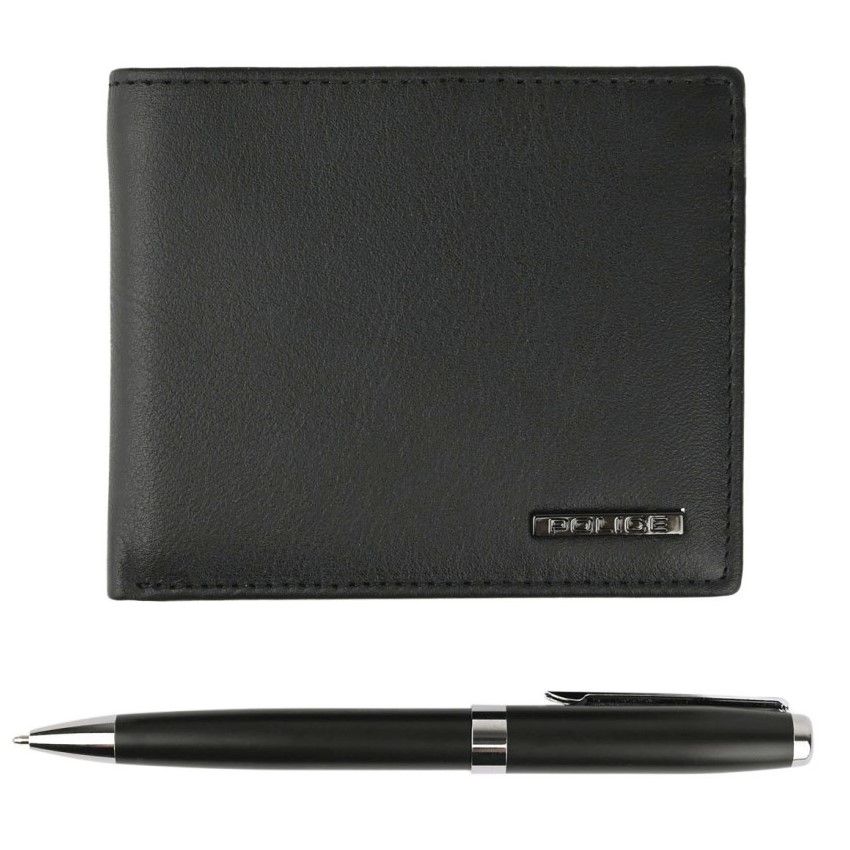 Usnjena moška denarnica s kemičnim svinčnikom Police | Pen